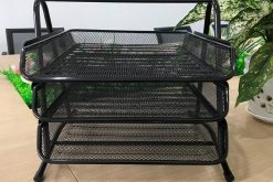 Kệ sách 3 tầng màu đen