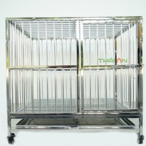 Chuồng chó inox lắp ghép A03