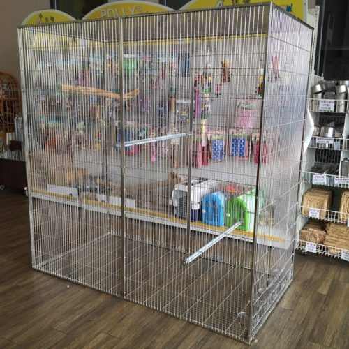 Lồng nuôi vẹt Inox loại to
